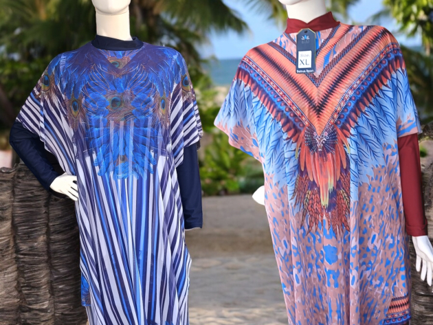 Burkini 2024 ملابس سباحة للمحجبات 4 قطع