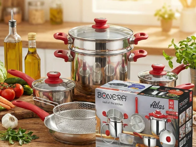 Batterie Bonera Atlas - 10 Pièces