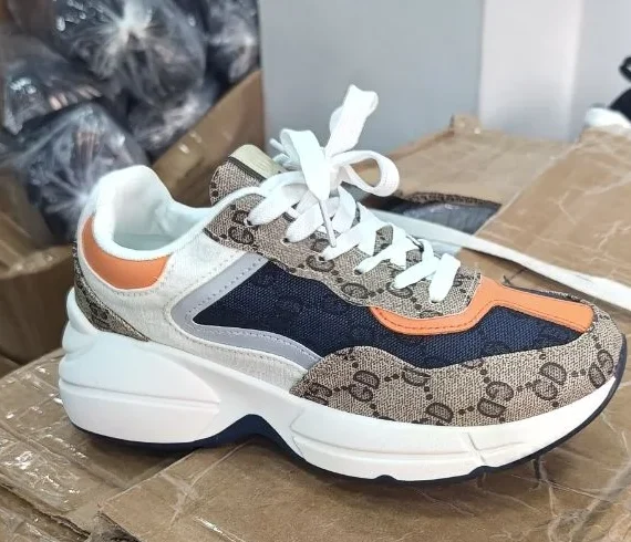 Basket Gucci Orange Importation - الصورة 3